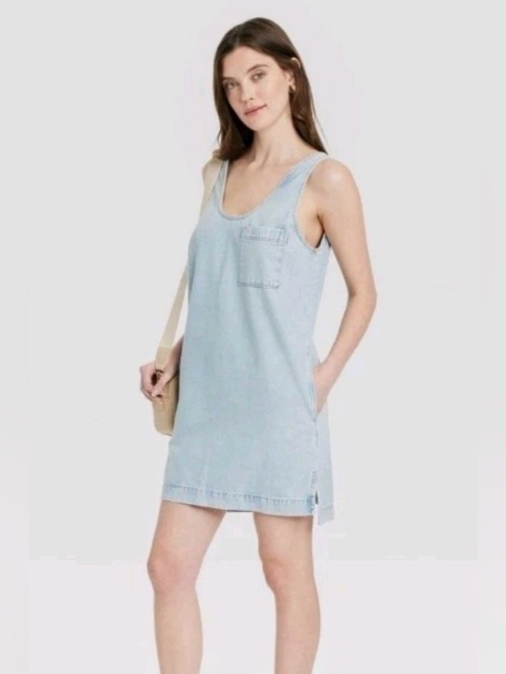 Universal thread medium pocket denim dress